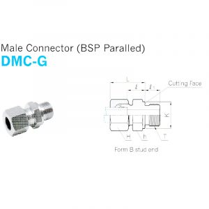 DMC-G – Male Connector (BSP Paralled)