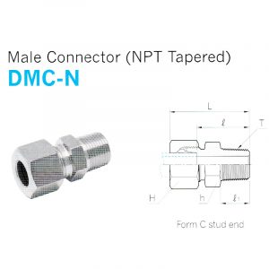 DMC-N – Male Connector (NPT Tapered) DMC-N – Male Connector (NPT Tapered)