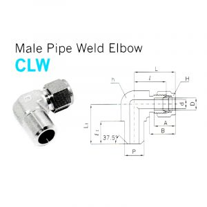 CLW – Male Pipe Weld Elbow