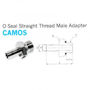 CAMOS – O-Seal Straight Thread Male Adapter