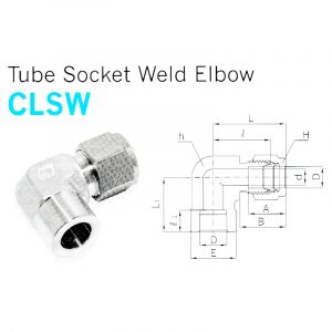 CLSW  – Tube Socket Weld Elbow