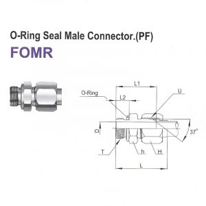 FOMR – O-Ring Seal Male Connector (PF)