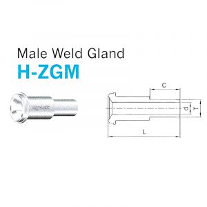 H-ZGM – Male Weld Gland