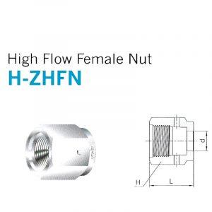 H-ZHFN – High Flow Female Nut