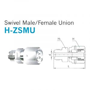 H-ZSMU- Swivel Male/Female Union