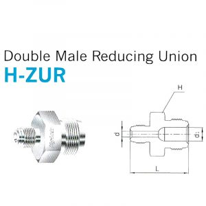 H-ZUR – Double Male Reducing Union