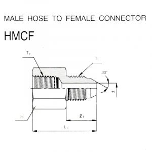 HMCF – Male Hose To Female Connector