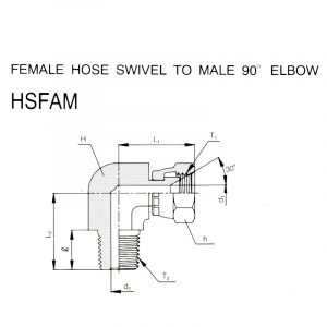 HSFAM – Female Hose Swivel To Male 90° Elbow