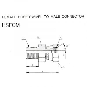 HSFCM – Female Hose Swivel To Male Connector