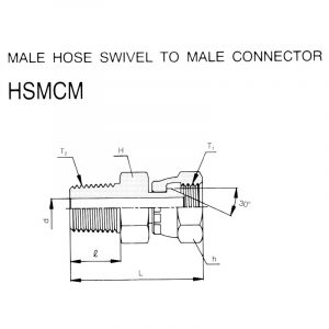 HSMCM – Male Hose Swivel To Male Connector