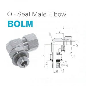 BOLM – O-seal Male Elbow