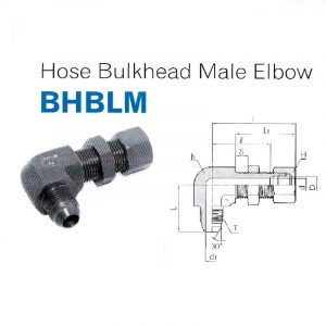 BHBLM – Hose Bulkhead Male Elbow