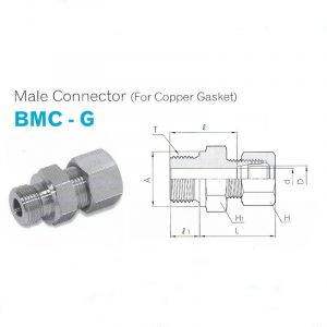 BMC-G – Male Connector For Copper Gasket