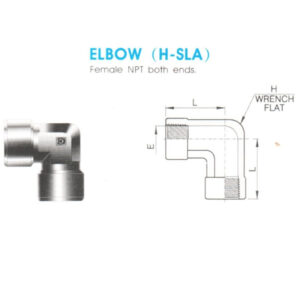 Elbow (H-SLA) – Female NPT Both Ends