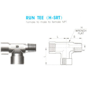 Run Tee (H-SRT) – Female To Male To Female NPT